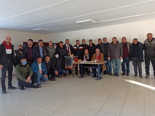 Ardahan İl Özel İdaresinde Çalışan İşçi Personellerin Yetkili Sendikası YOL-İŞ Sendikası Temsilci ve Delege Seçimleri Gerçekleştirildi